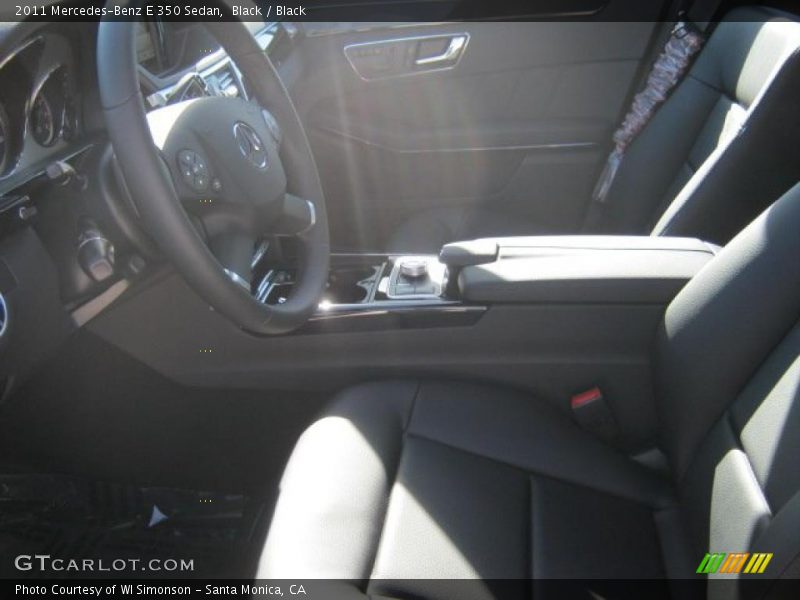 Black / Black 2011 Mercedes-Benz E 350 Sedan