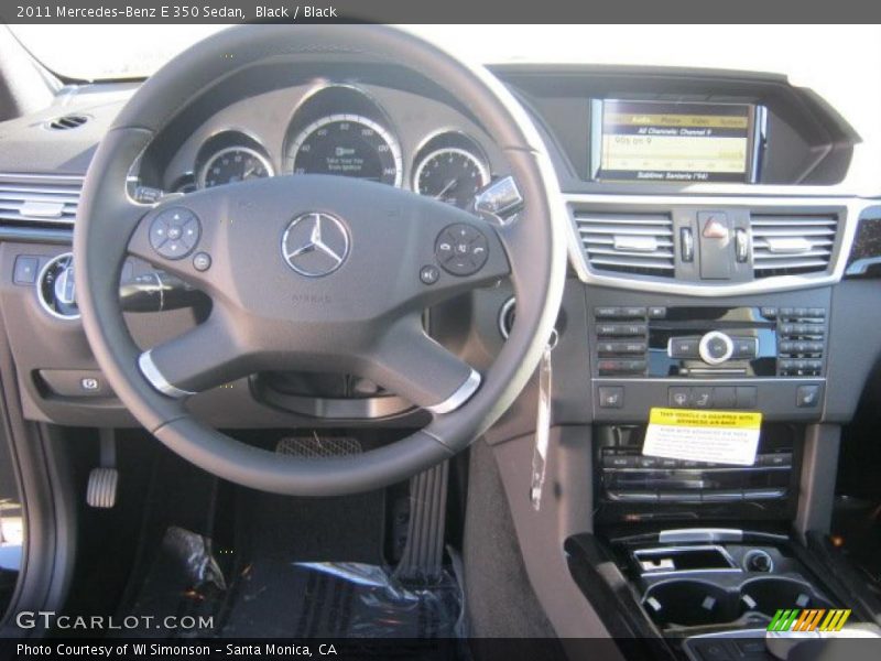 Black / Black 2011 Mercedes-Benz E 350 Sedan