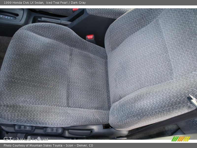 Iced Teal Pearl / Dark Gray 1999 Honda Civic LX Sedan