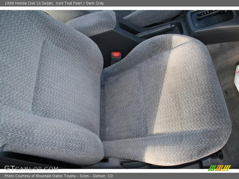 Iced Teal Pearl / Dark Gray 1999 Honda Civic LX Sedan