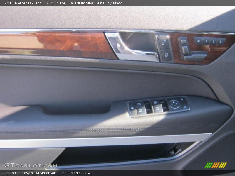 Palladium Silver Metallic / Black 2011 Mercedes-Benz E 350 Coupe