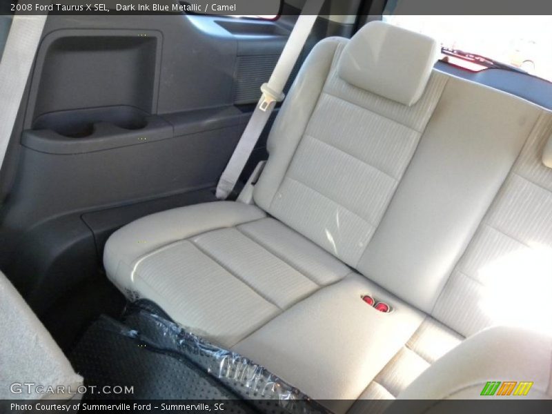 Dark Ink Blue Metallic / Camel 2008 Ford Taurus X SEL