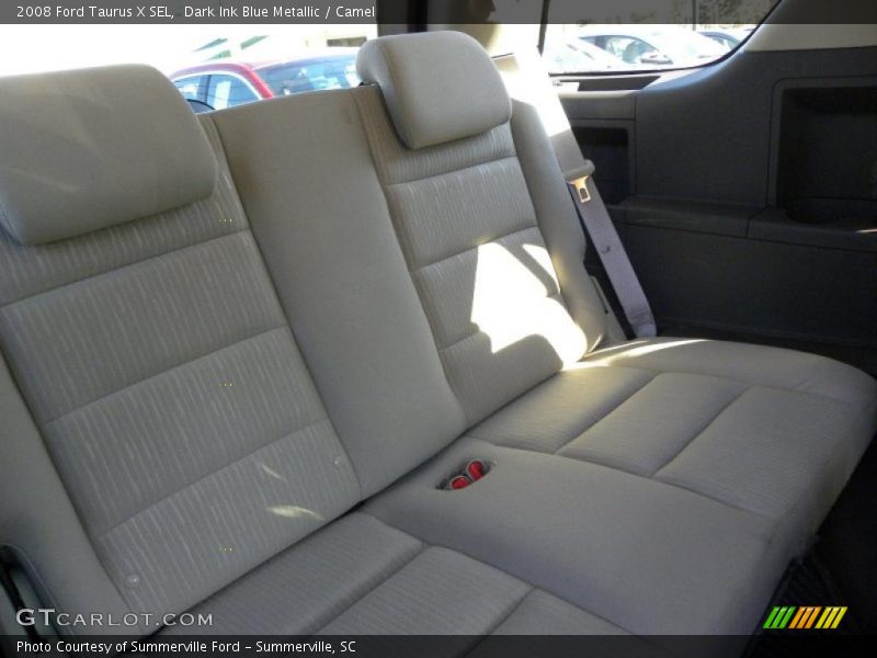 Dark Ink Blue Metallic / Camel 2008 Ford Taurus X SEL