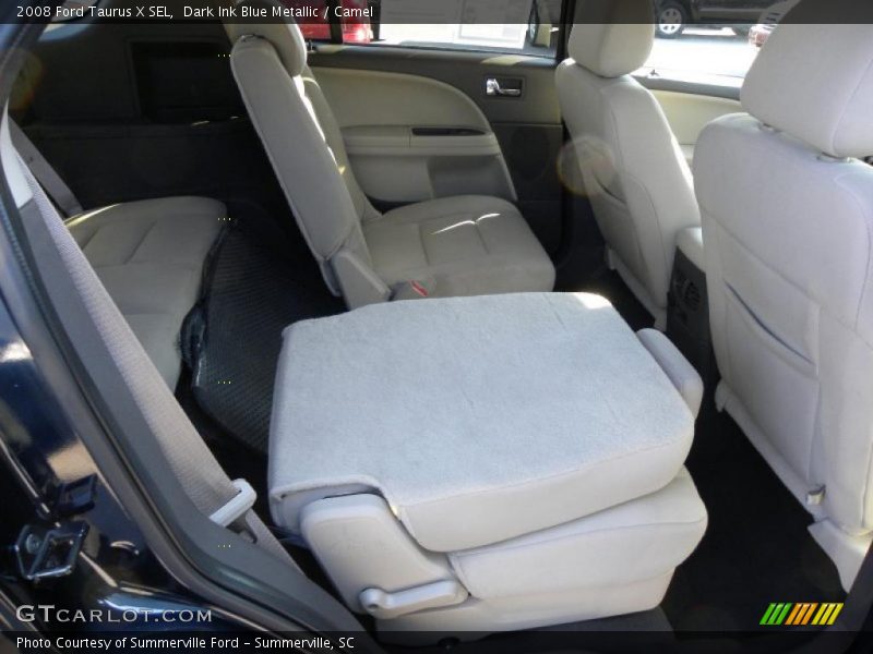 Dark Ink Blue Metallic / Camel 2008 Ford Taurus X SEL