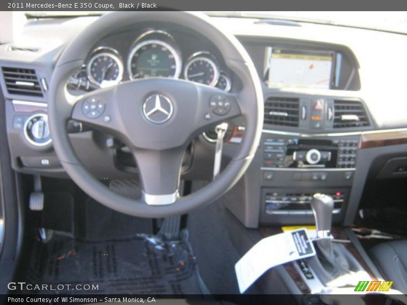 Black / Black 2011 Mercedes-Benz E 350 Coupe