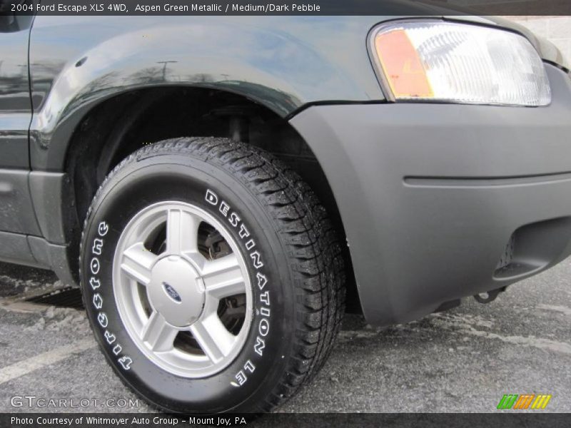 Aspen Green Metallic / Medium/Dark Pebble 2004 Ford Escape XLS 4WD