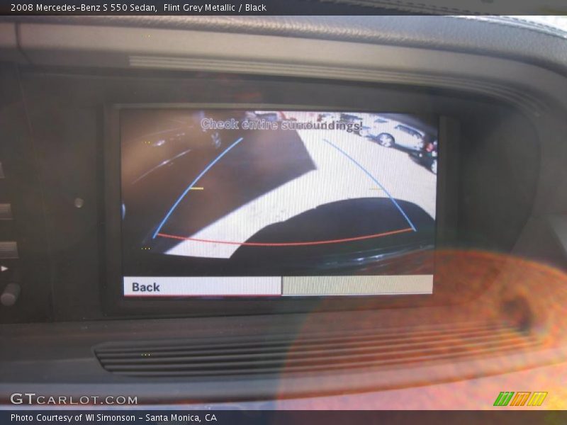 Flint Grey Metallic / Black 2008 Mercedes-Benz S 550 Sedan