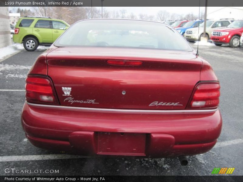 Inferno Red / Agate 1999 Plymouth Breeze