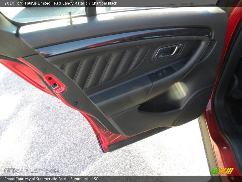 Red Candy Metallic / Charcoal Black 2010 Ford Taurus Limited