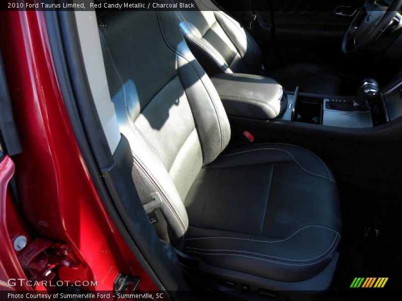 Red Candy Metallic / Charcoal Black 2010 Ford Taurus Limited