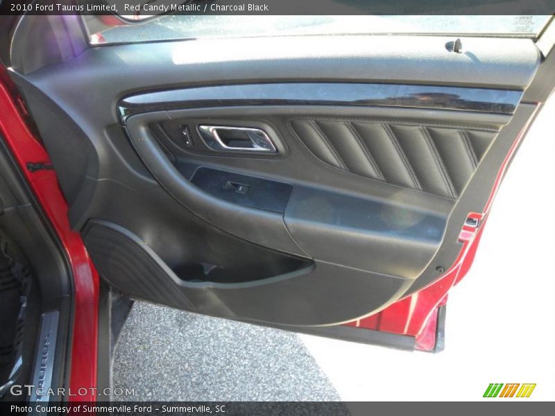Red Candy Metallic / Charcoal Black 2010 Ford Taurus Limited