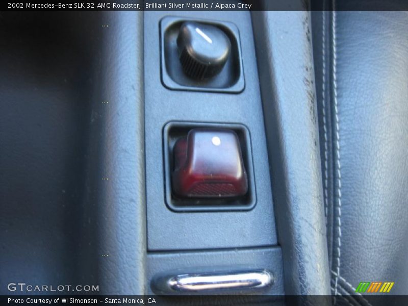 Brilliant Silver Metallic / Alpaca Grey 2002 Mercedes-Benz SLK 32 AMG Roadster