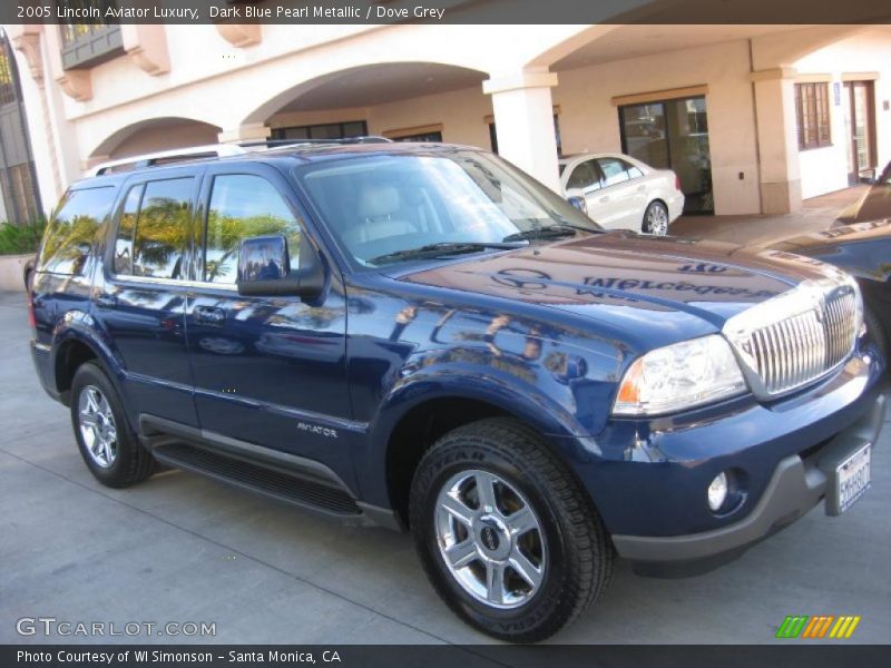 Dark Blue Pearl Metallic / Dove Grey 2005 Lincoln Aviator Luxury