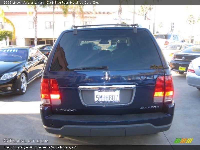 Dark Blue Pearl Metallic / Dove Grey 2005 Lincoln Aviator Luxury