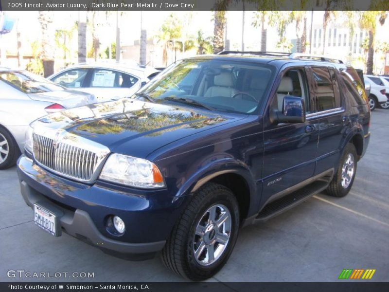 Dark Blue Pearl Metallic / Dove Grey 2005 Lincoln Aviator Luxury