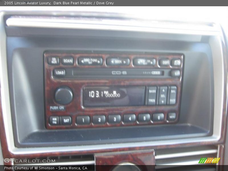 Dark Blue Pearl Metallic / Dove Grey 2005 Lincoln Aviator Luxury