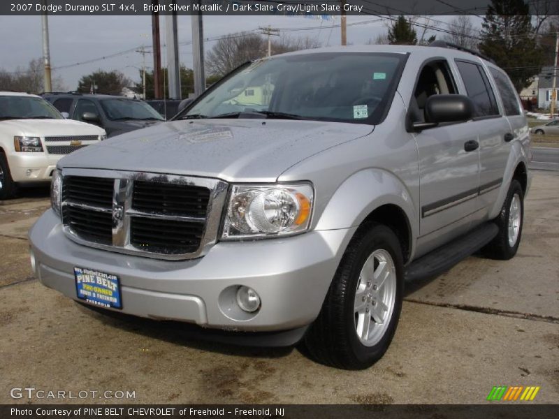 Bright Silver Metallic / Dark Slate Gray/Light Slate Gray 2007 Dodge Durango SLT 4x4