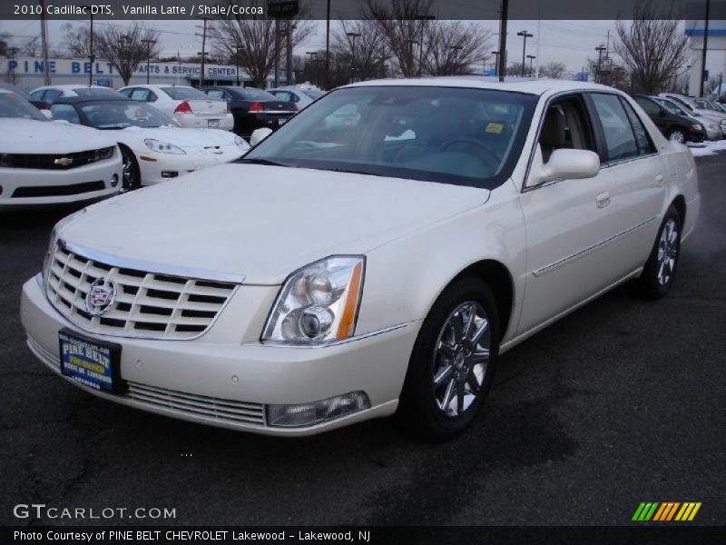 Vanilla Latte / Shale/Cocoa 2010 Cadillac DTS