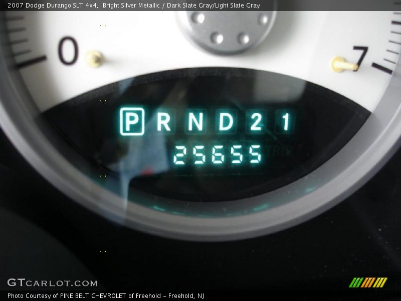 Bright Silver Metallic / Dark Slate Gray/Light Slate Gray 2007 Dodge Durango SLT 4x4