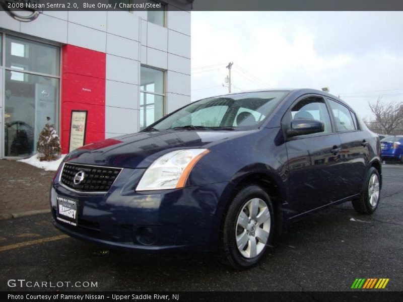 Blue Onyx / Charcoal/Steel 2008 Nissan Sentra 2.0