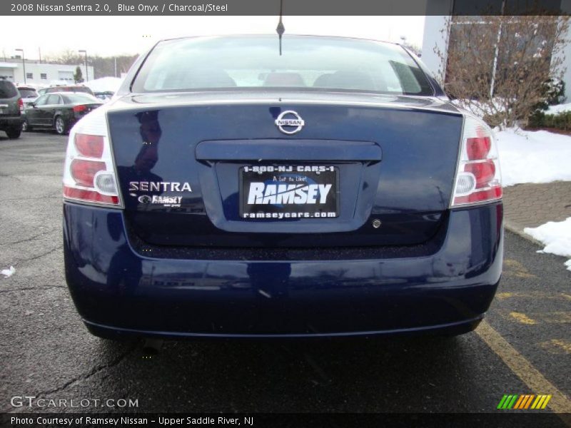Blue Onyx / Charcoal/Steel 2008 Nissan Sentra 2.0