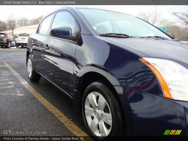 Blue Onyx / Charcoal/Steel 2008 Nissan Sentra 2.0