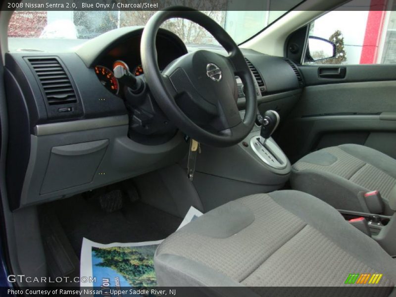 Blue Onyx / Charcoal/Steel 2008 Nissan Sentra 2.0