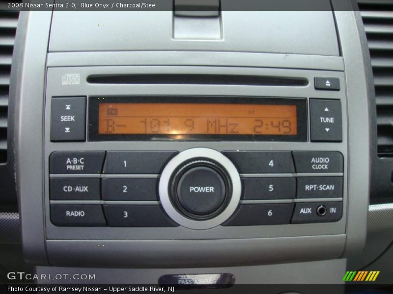 Blue Onyx / Charcoal/Steel 2008 Nissan Sentra 2.0