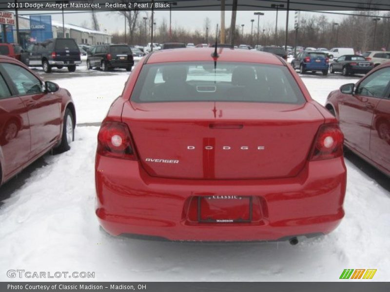 Redline 2 Pearl / Black 2011 Dodge Avenger Mainstreet