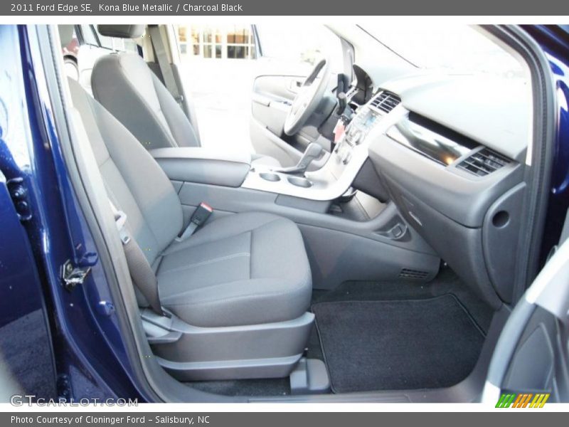 Kona Blue Metallic / Charcoal Black 2011 Ford Edge SE