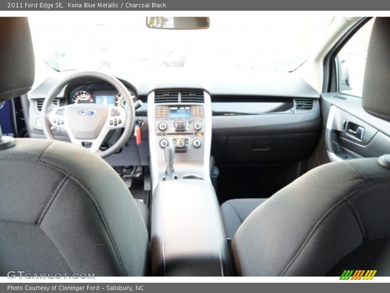 Kona Blue Metallic / Charcoal Black 2011 Ford Edge SE