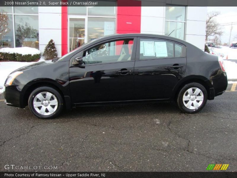 Super Black / Charcoal/Steel 2008 Nissan Sentra 2.0