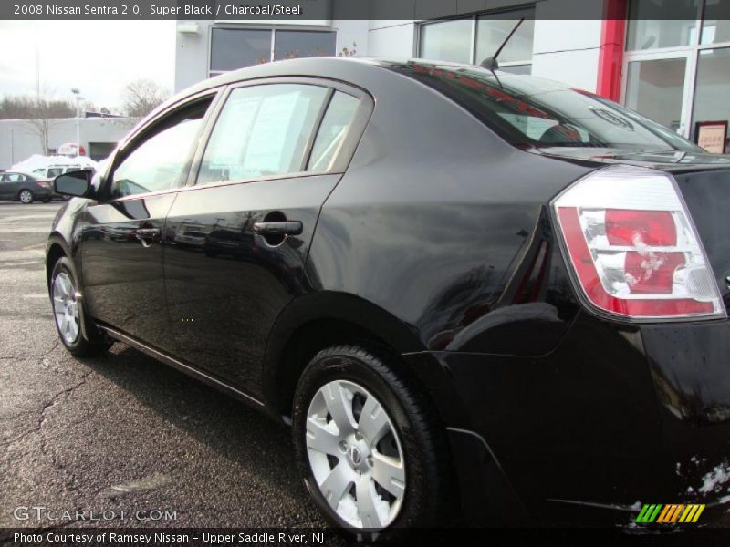 Super Black / Charcoal/Steel 2008 Nissan Sentra 2.0