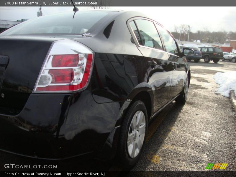 Super Black / Charcoal/Steel 2008 Nissan Sentra 2.0