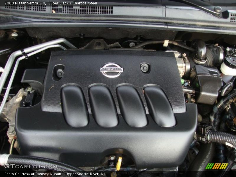 Super Black / Charcoal/Steel 2008 Nissan Sentra 2.0