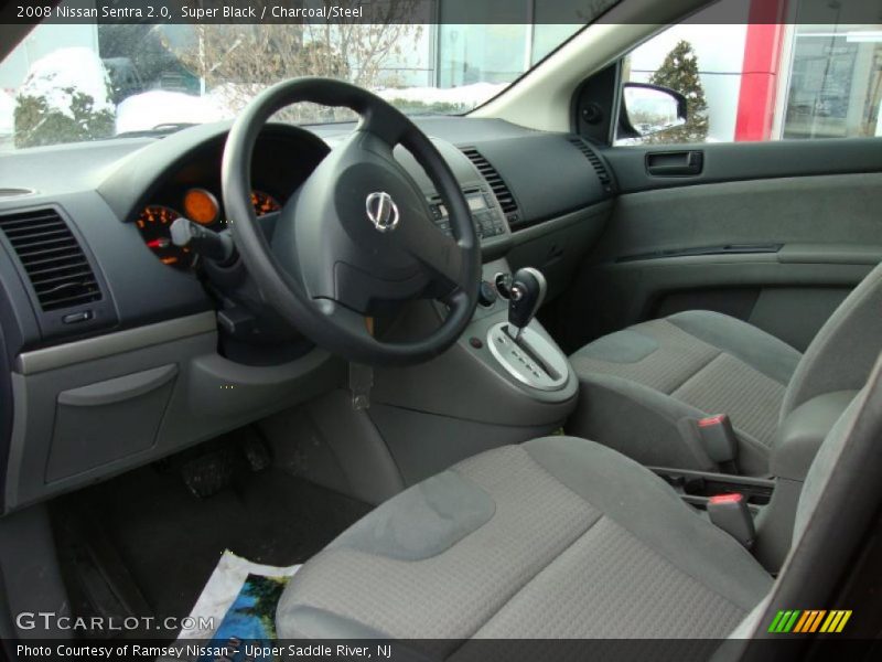 Super Black / Charcoal/Steel 2008 Nissan Sentra 2.0