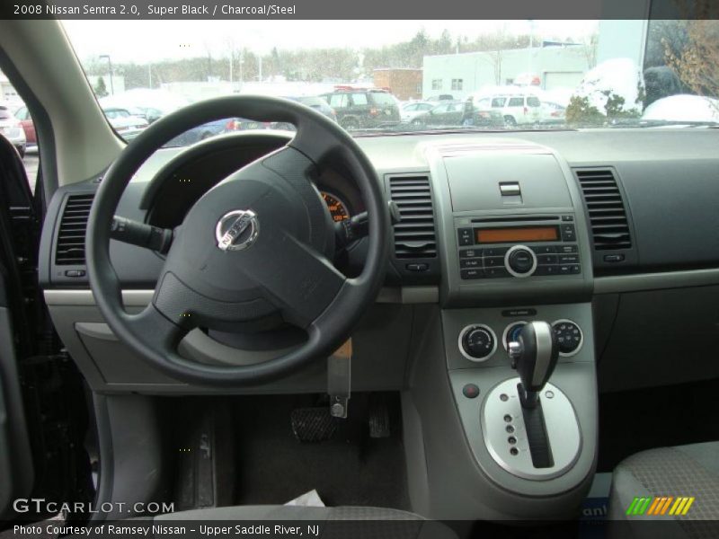 Super Black / Charcoal/Steel 2008 Nissan Sentra 2.0