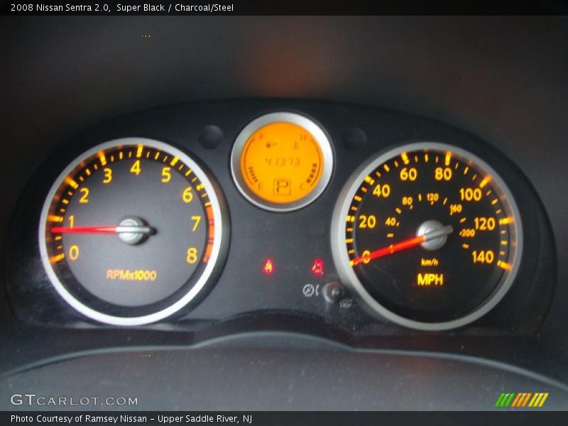 Super Black / Charcoal/Steel 2008 Nissan Sentra 2.0