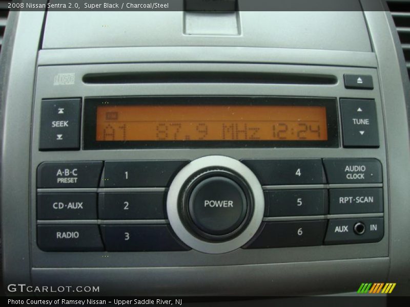 Super Black / Charcoal/Steel 2008 Nissan Sentra 2.0
