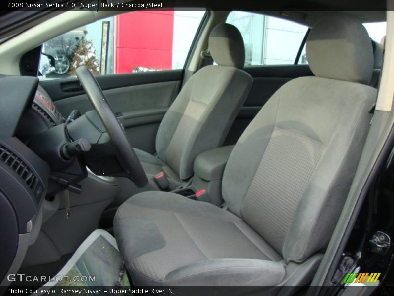 Super Black / Charcoal/Steel 2008 Nissan Sentra 2.0