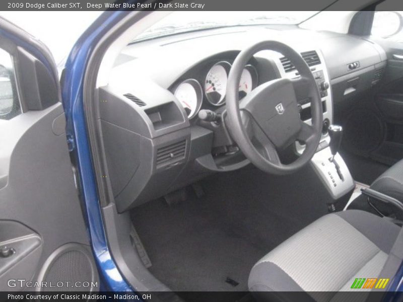 Deep Water Blue Pearl / Dark Slate Gray 2009 Dodge Caliber SXT
