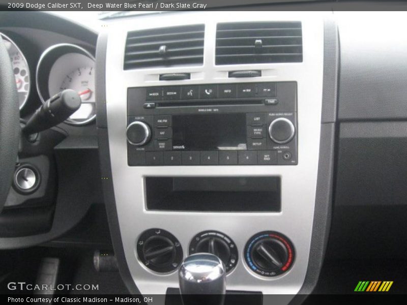 Deep Water Blue Pearl / Dark Slate Gray 2009 Dodge Caliber SXT