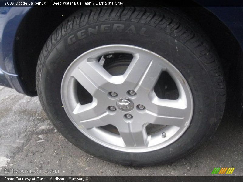 Deep Water Blue Pearl / Dark Slate Gray 2009 Dodge Caliber SXT