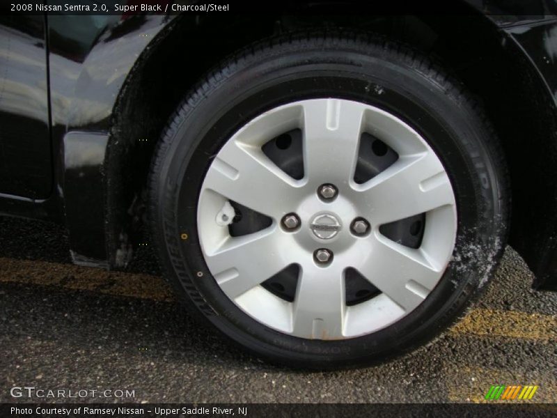 Super Black / Charcoal/Steel 2008 Nissan Sentra 2.0