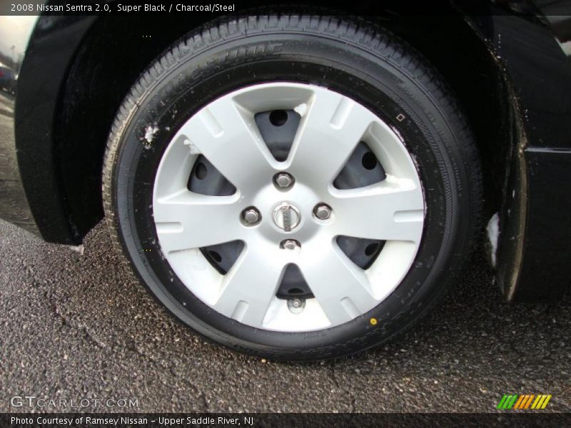 Super Black / Charcoal/Steel 2008 Nissan Sentra 2.0