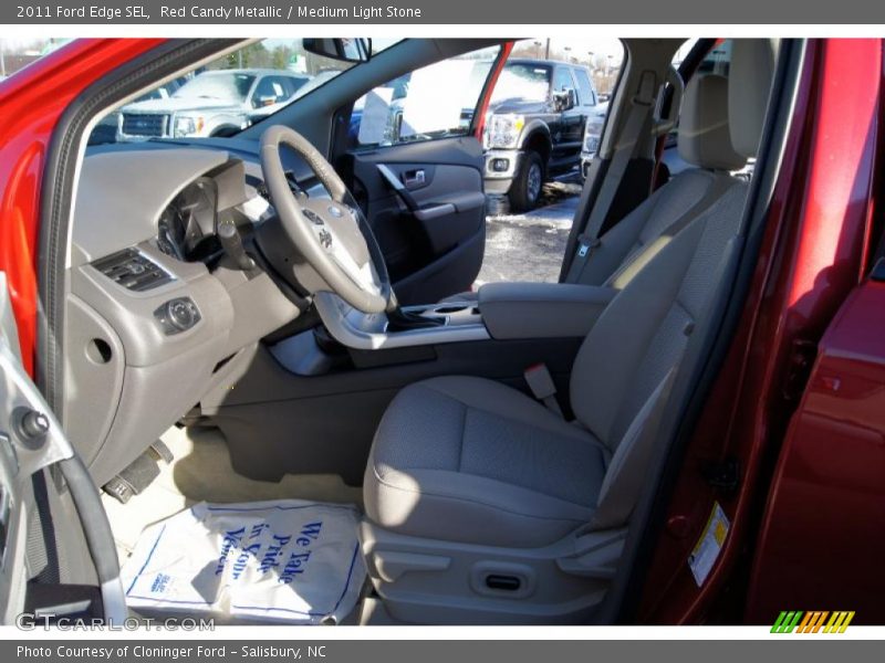  2011 Edge SEL Medium Light Stone Interior