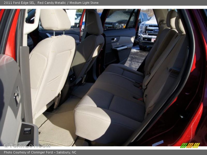 Red Candy Metallic / Medium Light Stone 2011 Ford Edge SEL