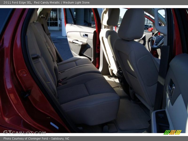Red Candy Metallic / Medium Light Stone 2011 Ford Edge SEL