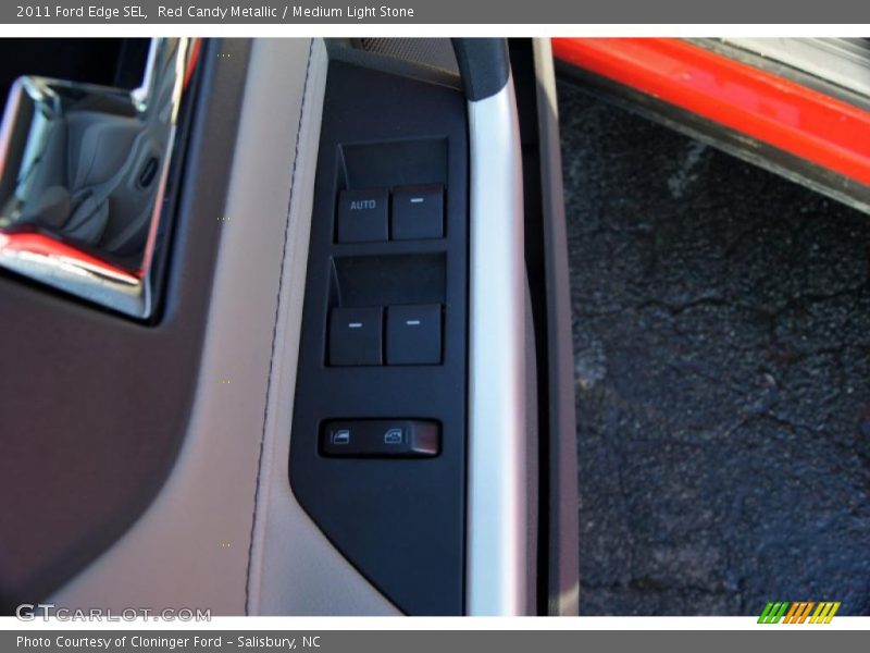 Red Candy Metallic / Medium Light Stone 2011 Ford Edge SEL