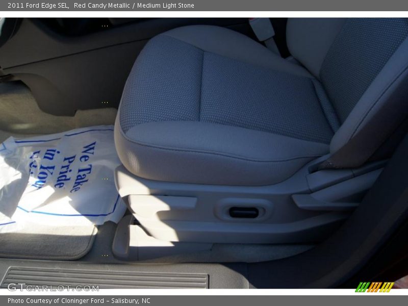 Red Candy Metallic / Medium Light Stone 2011 Ford Edge SEL